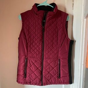 Andrew marc burgundy vest